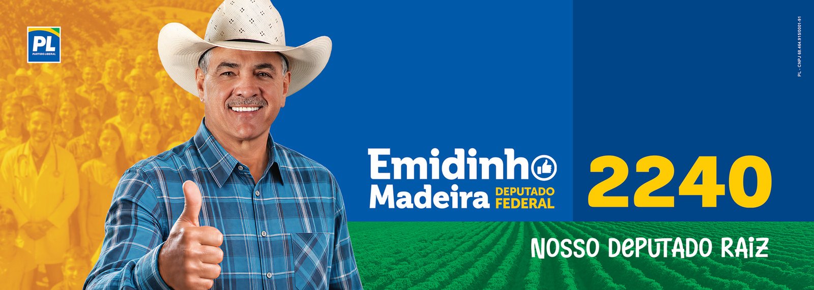 Emidinho Madeira, deputado federal 2240, Nosso Deputado Raiz